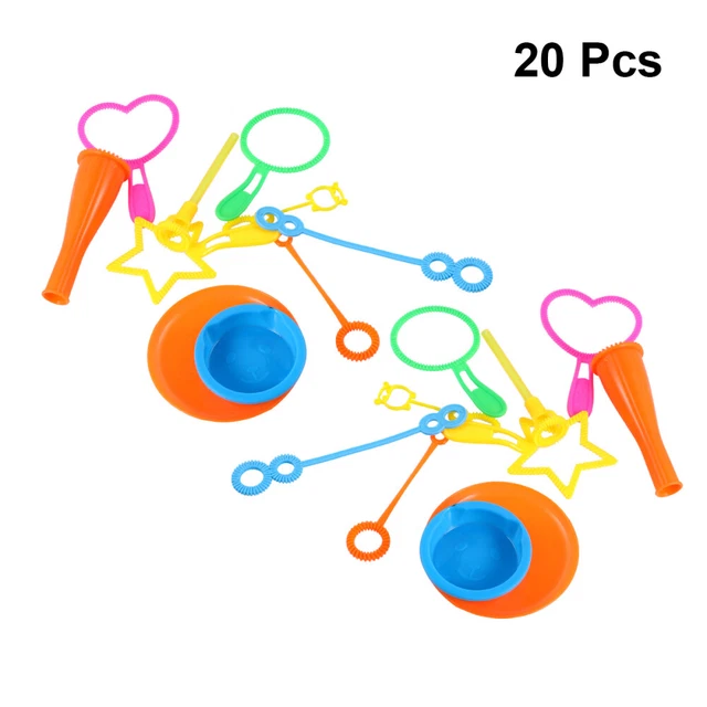 20Pcs Multi-Shaped Bubble Hoops Bubble Wand Werkzeuge Bubble Maker Blowing Set B