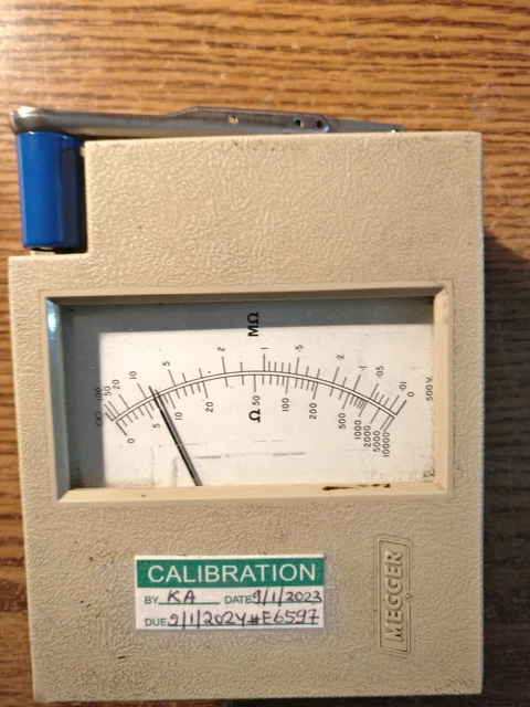 Megger Biddle 21805 Insulation Continuity Tester. Calibrated