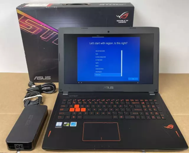 Asus Republic of Gamers Notebook PC STRIX Gaming laptop GL502V Intel i7-6700 1TB