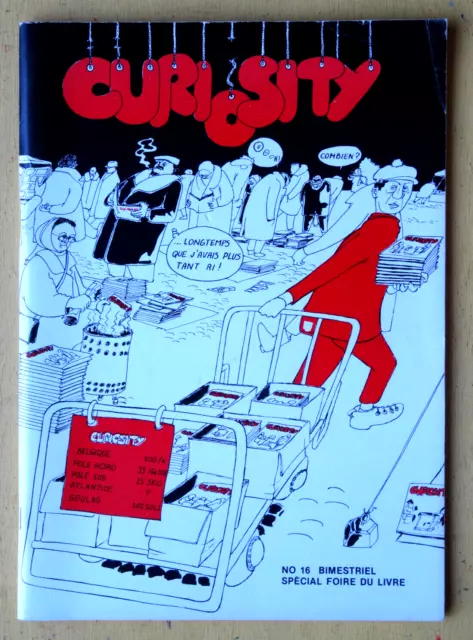 Bd Curiosity Magazine N°16 Special Foire Du Livre Eo  1976 Ttbetat ( Met3Gbc)