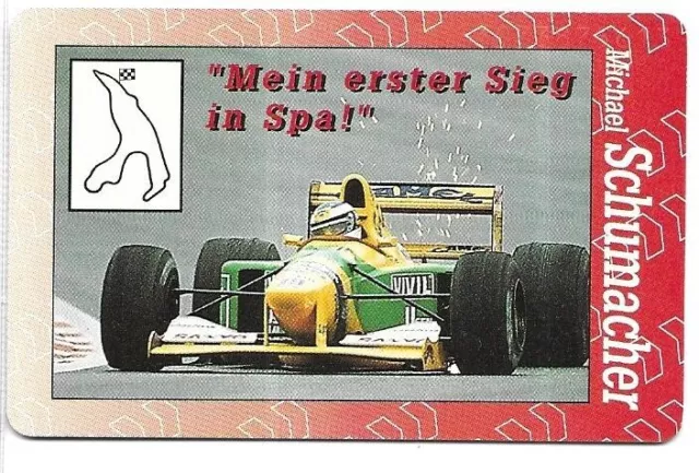 Rare / Carte Telephonique - Michael Schumacher F1 Formule 1 Auto Race Phonecard