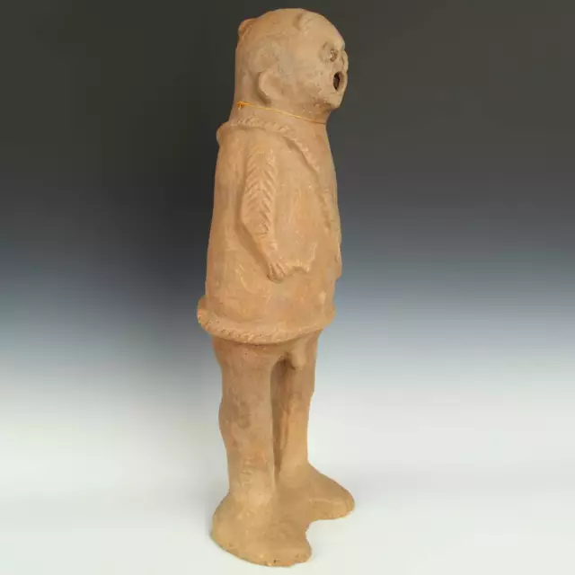 Antique Standing Figure Dakakari Terracotta N. Nigeria West Africa Late 19Th C. 2