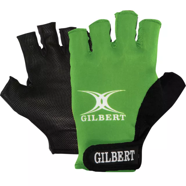 CLEARANCE SALE New Gilbert Rugby Sports Gloves | Green / Black | Size: L - 2XL