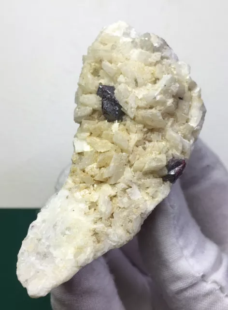 87g Cinnabar & Dolomite & Quartz Specimen Mined In Hunan China