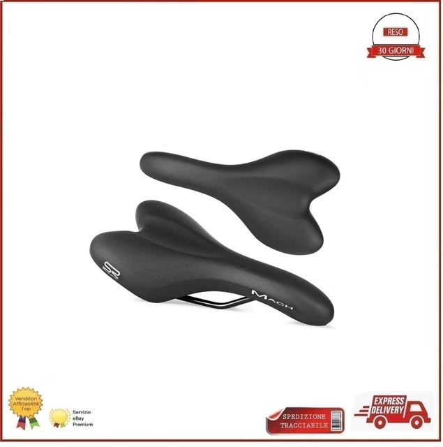 Selle De Vélo Royal Vintage - Pour Vélo De Course - Noir - Occasion - Fabriqué En Italie