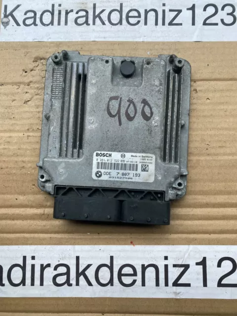 MINI (BMW) MINI 1.6 Dieselmotor ECU BOSCH 7807193 0281012722