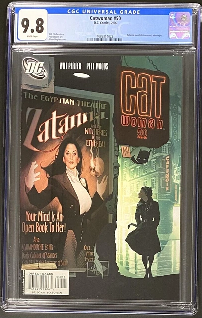 CATWOMAN #50 (2006) - CGC 9.8 NM/MT - Adam Hughes Cover Zatanna