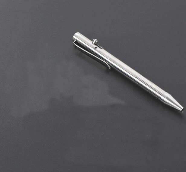 New Titanium Ball Point Pen Ballpoint Gel Pen EDC Pocket Broken Window Tool