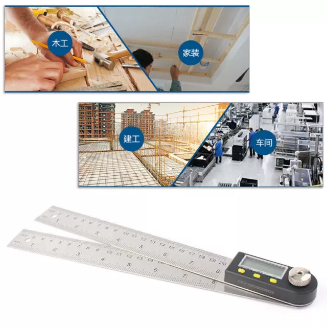 iGaging 14" Electronic Digital Protractor Goniometer Angle Finder Miter Gauge