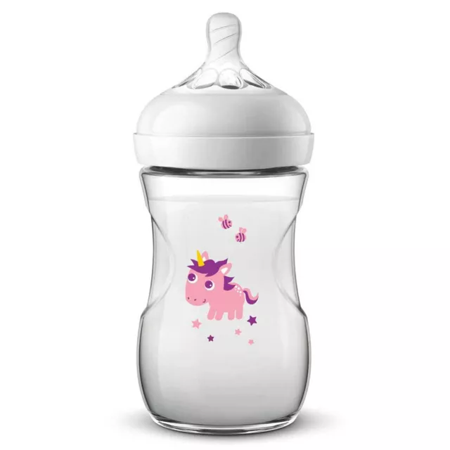 Philips Avent Natural Response Baby Bottle 1m+ 260ml x2 (9 oz x2)