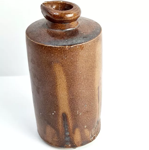 Antique Stephens Aldersgate's London Stoneware Ink Pot Bottle Spout 11cm Approx