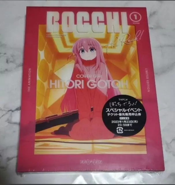 BOCCHI THE ROCK Vol.1 First Limited Edition DVD Soundtrack CD Booklet