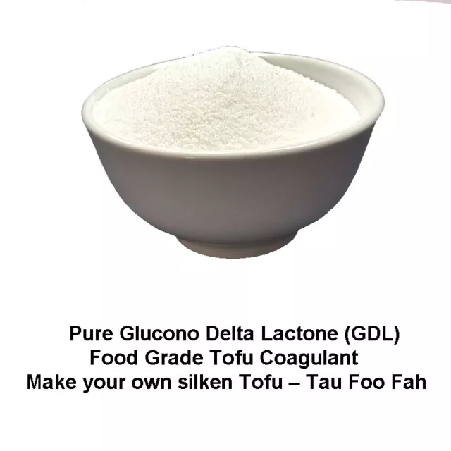 250gr Food Grade Glucono Delta Lactone  - GDL  E575   - Vegan , Gluten Free