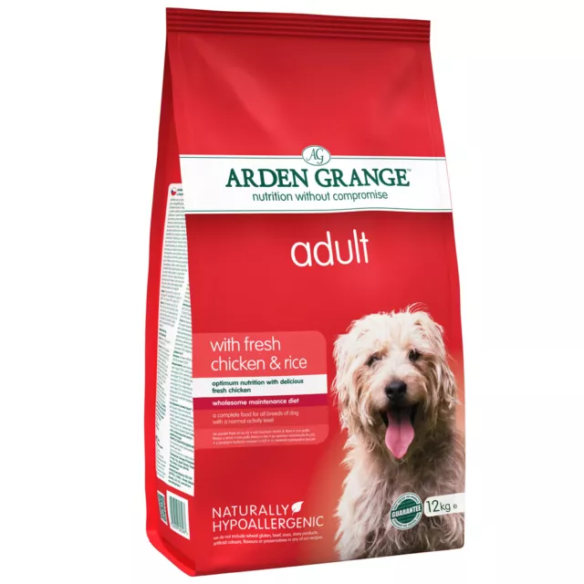 Arden Grange Chicken & Rice Adult Dog Food 12kg