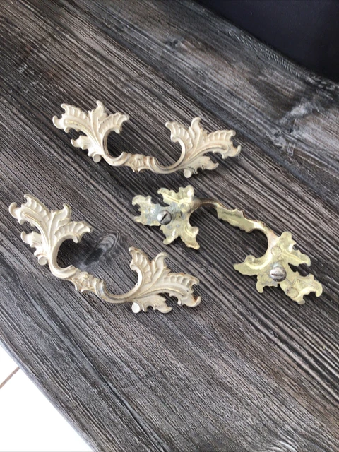 Cupboard Door Handles Bedroom White And Gold X 13