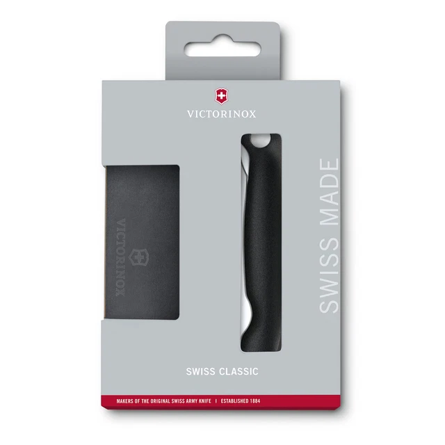 VICTORINOX Swiss Classic Set aus faltbarem Gemüsemesser und Schneidebrett