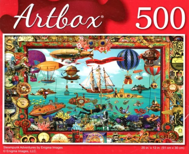 Steampunk Adventures by Enigma Images - 500 Pieces Jigsaw Puzzle