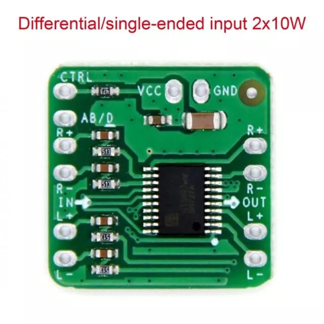 Differential  Amplifier Board 2X10W Digital Class D Audio  Amplifier HT86972849