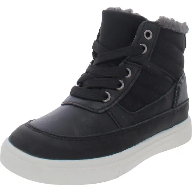Thereabouts Boys Asan Faux Fur Lace-Up Casual Ankle Boots Shoes BHFO 7974