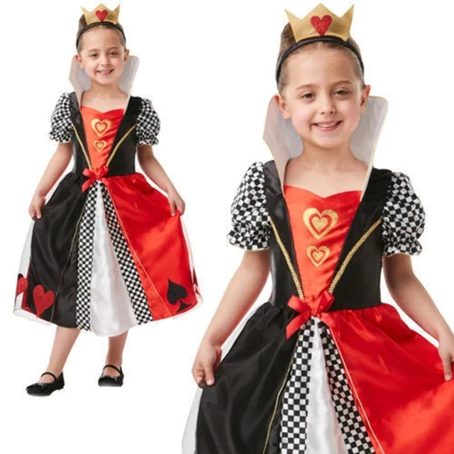 FILLES ALICE AU Pays des Merveilles Reine de Coeur Costume Déguisement EUR 45,80 PicClick FR