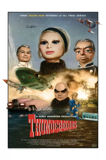 Gerry Anderson - Stingray - Thunderbird's A4 Hd Print - Free 24Hr Fast Delivery