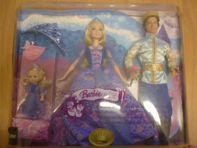 Barbie Sleeping Beauty Triple Gift set 2007. Mattel. Boxed. Rare. Never opened