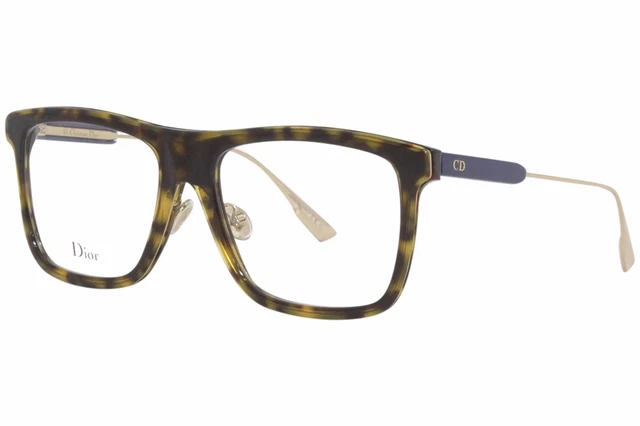 Christian Dior Mydioro1 086 Eyeglasses Frame Men's Dark Havana Full Rim 54mm