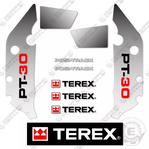 Fits Terex PT30 Decal Kit Skid Steer Sticker - 7 YEAR OUTDOOR 3M VINYL!