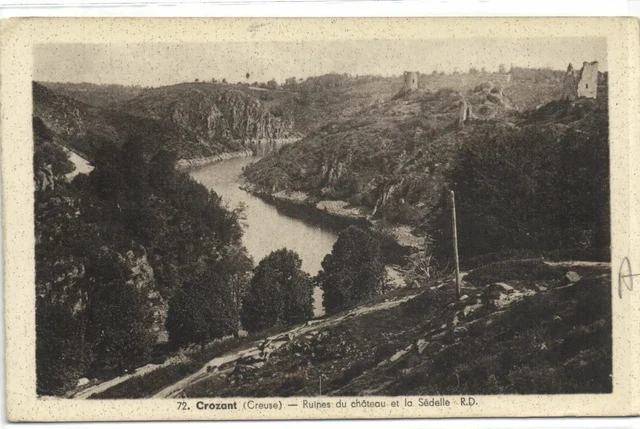 Carte Postale Ancienne CPA 23 - Crozant Les Ruines (Creuse) - Années 1900