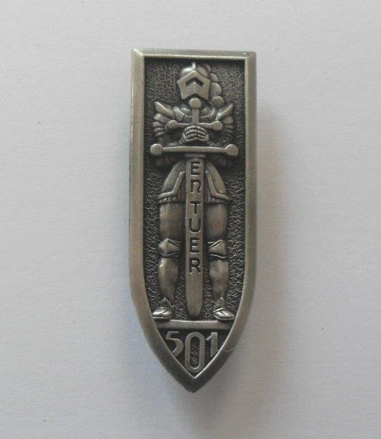 FRENCH FOREIGN LEGION Regiment 501° De Chars De Combat - 501° Rcc Badge ...