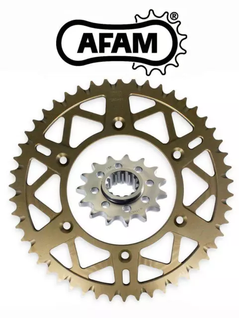 Afam -1 / +1 Sprocket Set to fit Kawasaki ZX6R G1-J2 (520 Race) 98-01