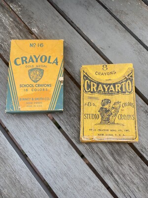 VINTAGE CRAYOLA DRAWING Crayons No 48 - Binney & Smith Company $39.99