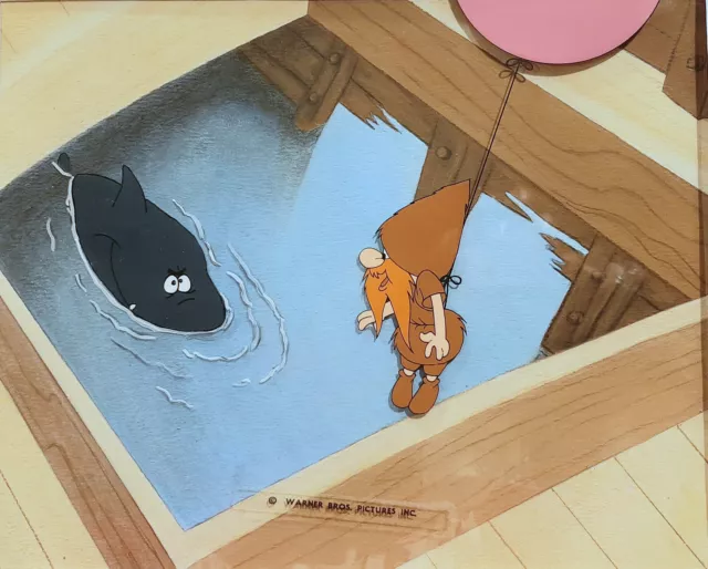 Rabbitson Crusoe Yosemite Sam Production Cel 1956 Looney Tunes Warner