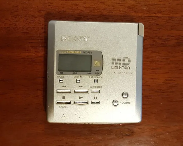 Sony MD Walkman MZ-R55. Minidisk Player Recorder