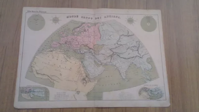 Sous main carte du monde politique Operinter, Bc Maps