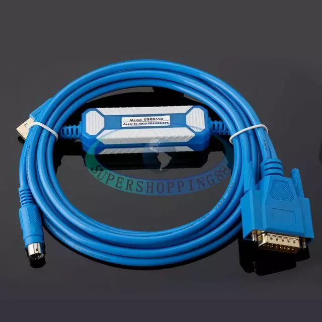 USB8550 PLC Programming Cable For Panasonic FP1 FP3 FP5 Series