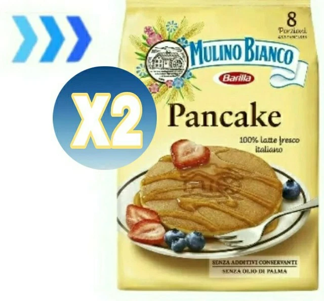 Mulino Bianco Pancake, per Colazione e Merenda, Senza Olio di Palma 280 gr X 2