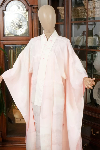 Dear Vanilla Japanese Juban Undergown Women's Kimono Genuine Vintage Mint 2