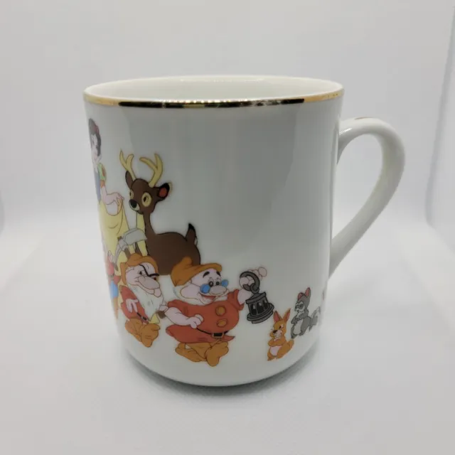 Vintage Disneyland Mug Snow White And The Seven Dwarfs Made In Japan Coffee Cup