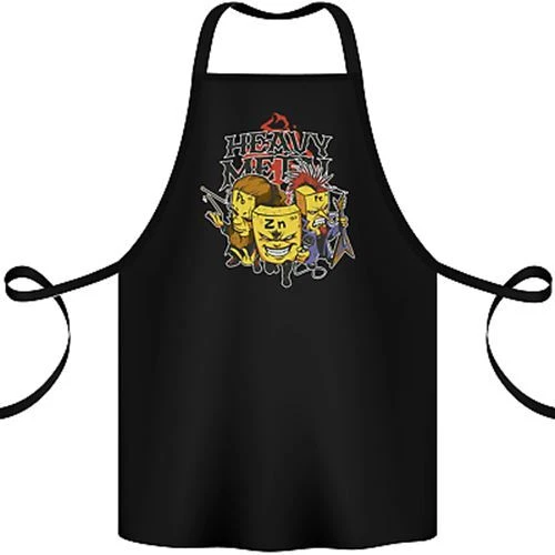 Heavy Metal Chemistry Periodic Table Cotton Apron 100% Organic