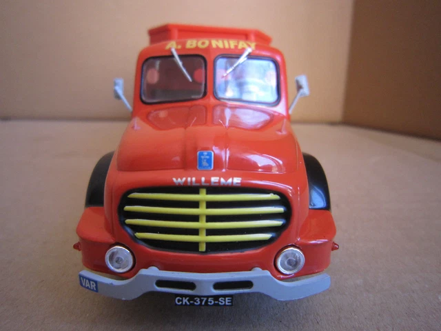 Camion Altaya 1/43 – UNIC MZ36 + Remorque Willeme – Bleu – Collectionneur – Neuf