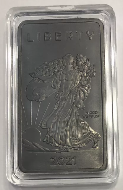 1 TROY OUNCE/OZ .999 Pure Niobium (Nb) Metal Walking Liberty/Eagle Bars/bullion