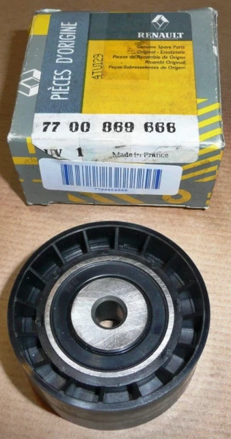 Pour Renault Kangoo Clio Ii 1.2 Galet Tendeur D'alternateur Original 7700869666