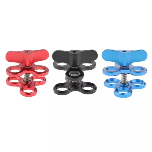 Rotating Diving Butterfly Clamp Clip Mount + Ball Joint for   Camera / Light