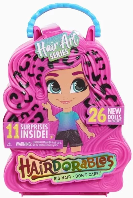 Giochi Preziosi Hairdorables Series Hair Art Mini Doll IN Surprise With Accessor