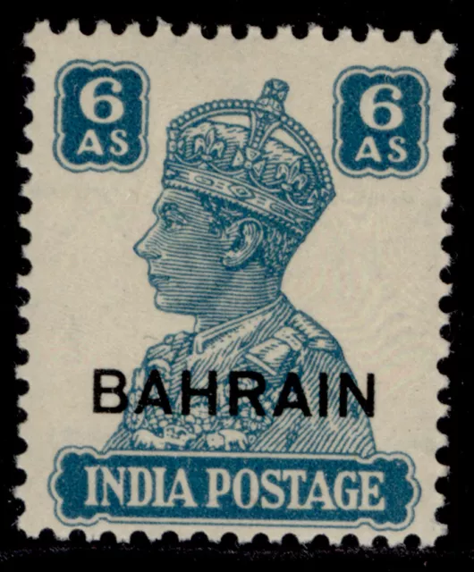 BAHRAIN GVI SG48, 6a turquoise-green, LH MINT. Cat £20.