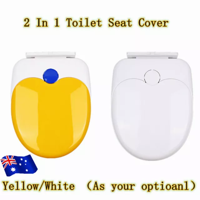 2 in 1 Professional  Kids Potty Toilet Seat Cover Child Toddler Family Training