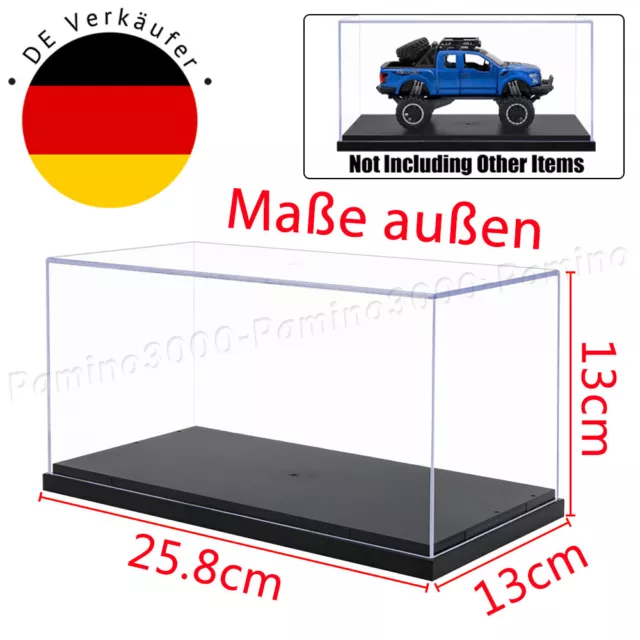 DE Einzelvitrine 248x120x115mm Acryl Vitrine Display Case Plexiglas Schaukasten