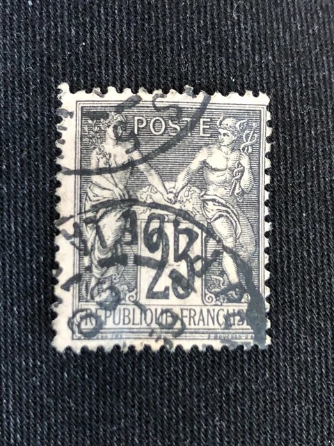 Stamp / Timbre De France Type Sage Oblitere N° 97 En L'etat