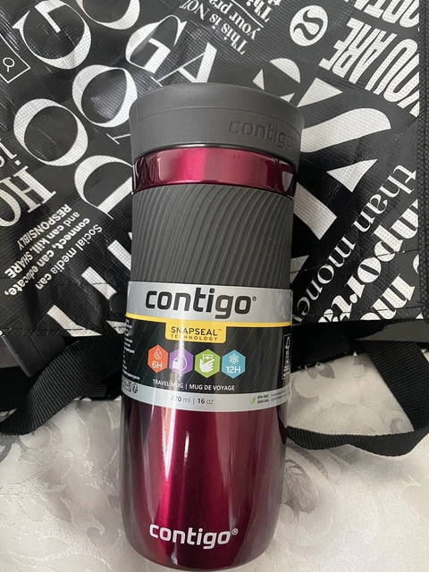 CONTIGO TRAVEL MUG BYRON SNAPSEAL VACUUM INSULATED BPA FREE 470 ml / 16 oz